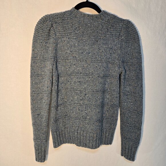 Rebecca Taylor LA VIE Teal Thick Soft Comfy Merino Wool Sweater Size M LIKE NEW! - Picture 2 of 16